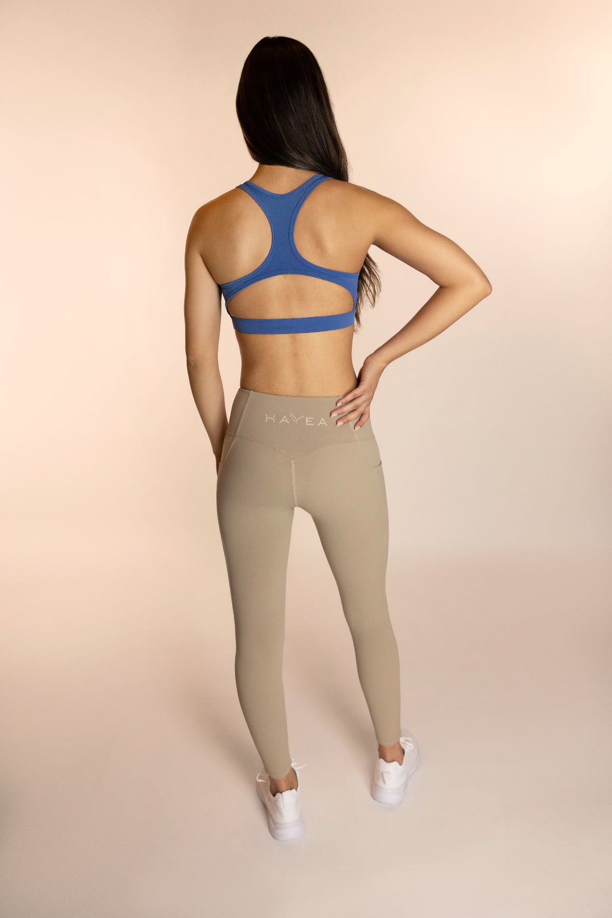 Atlantic Blue Sports Bra Back 