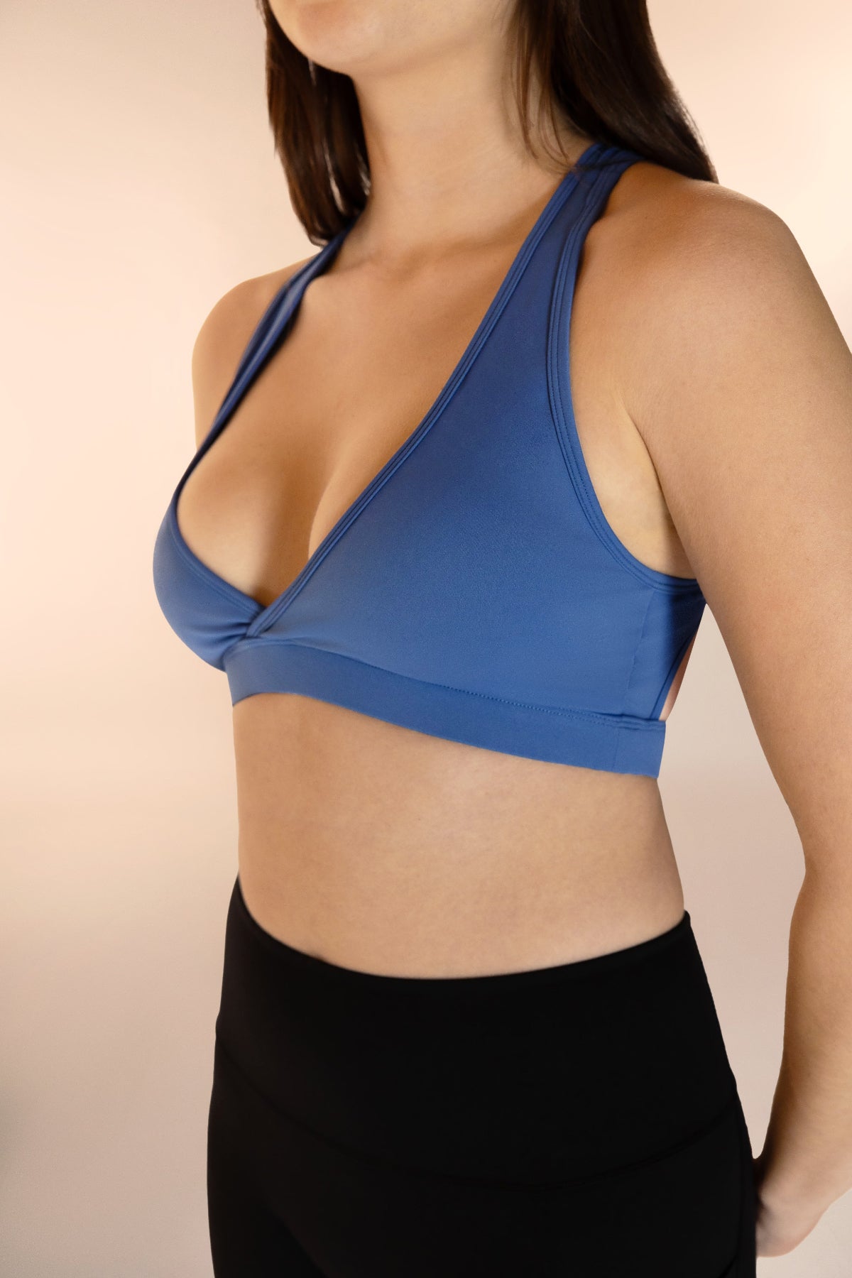women's Atlantic Blue Sports bra Low cut 