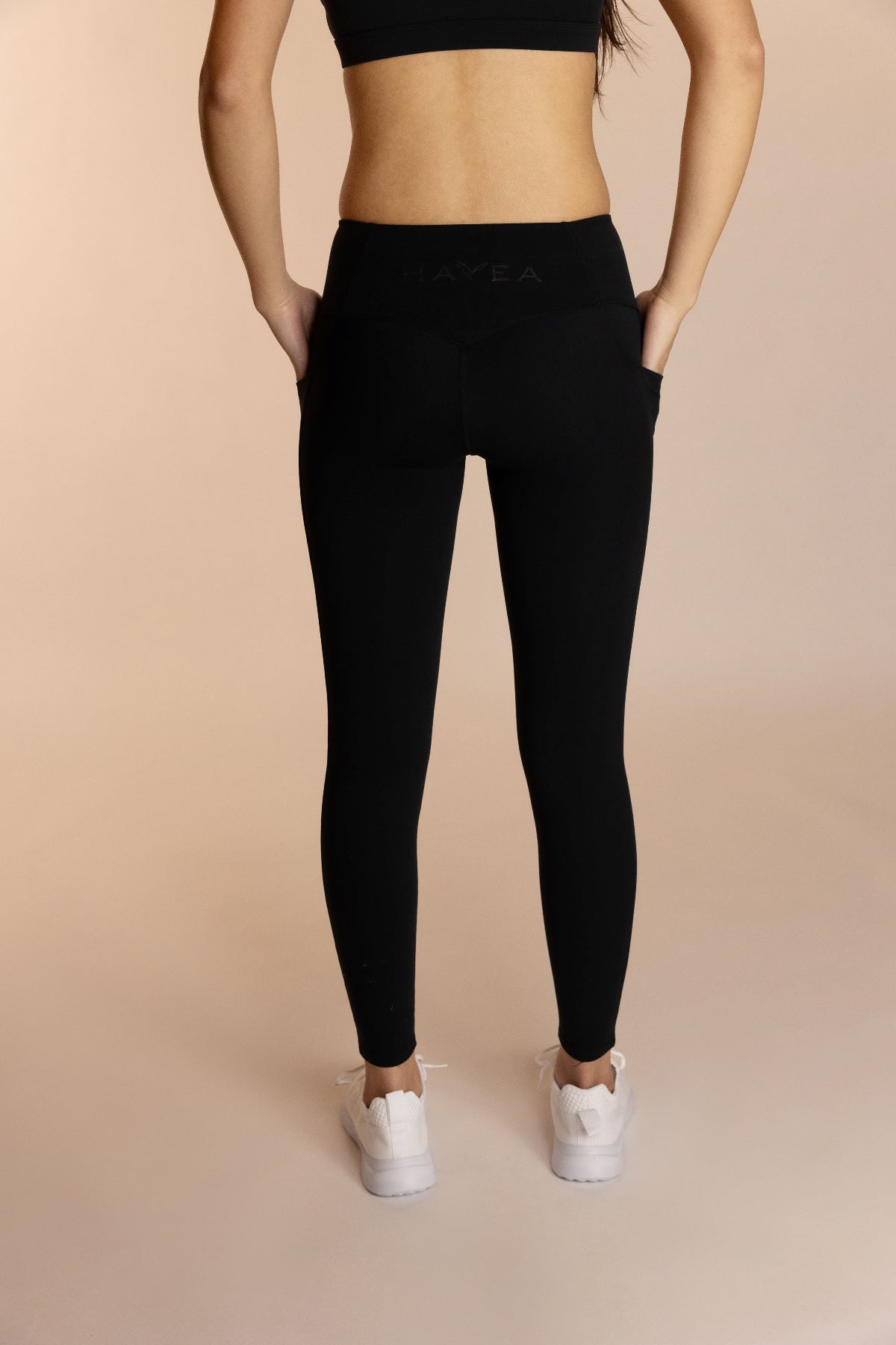 Darkest black leggings for women