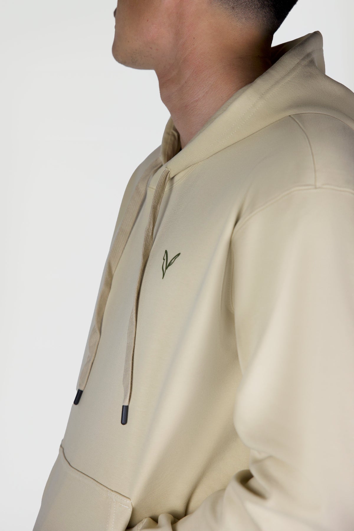 Tan Hoodie Side